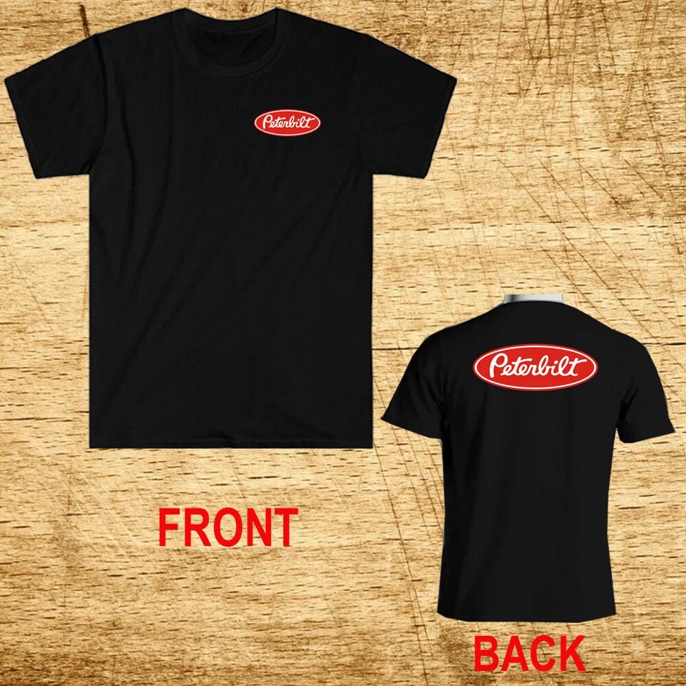 Men s and Women s T-shirts Peterbilt Truck Red Symbol S