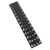 Thread Checker 28 Hole Metric Standard Board Metal Commonly Used Nut Screw Identifier Gauge Black