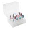 12Pcs/Set Mix Dental Silicone Rubber Grinding Heads Teeth Polisher Low-speed Machine Composite Flnish and Polish For Dentist