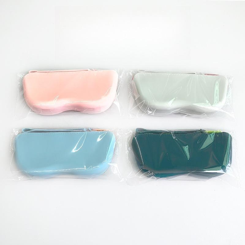 Modische Tragbare Multifunktionale Brillen Tasche Wasserdicht Staubdicht Münzbeutel Silikon Kleine Gegenstände Taschen Brillenetui für Reisen