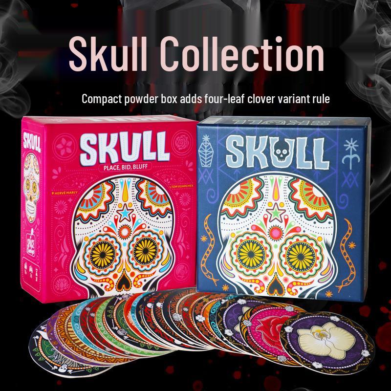 Rose und Schädel: Yarn Bluff Strategie-Brettspiel für Erwachsene