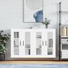 Vidaxl Hangkasten, 2 Stuks, Wit, Houtvezelmateriaal