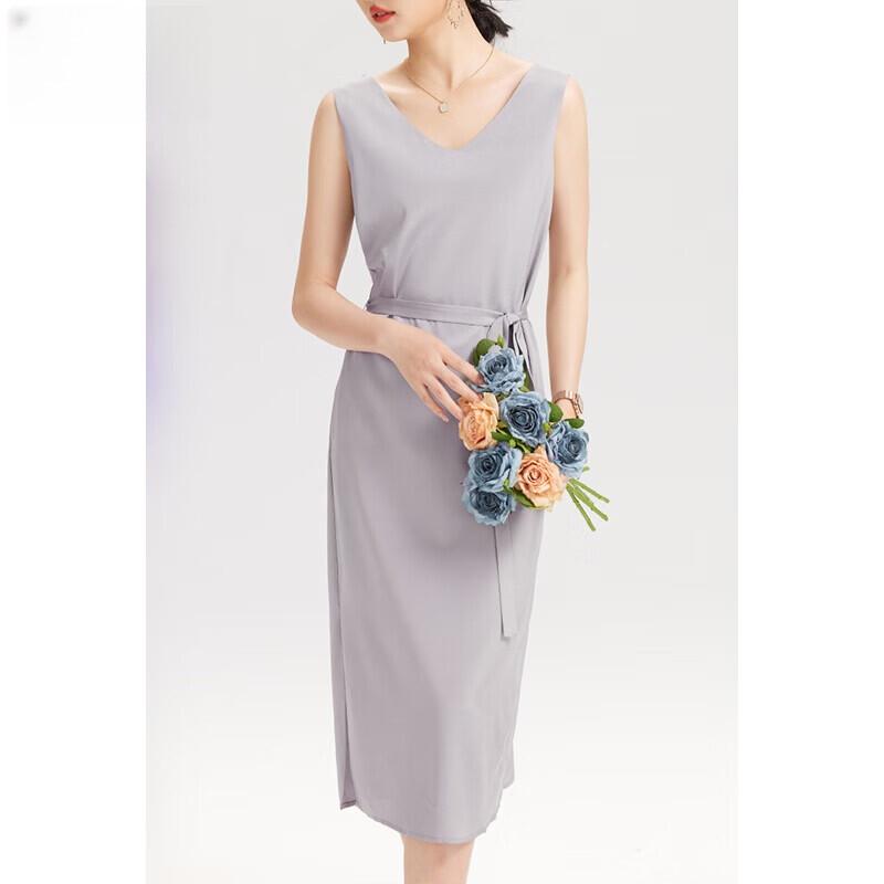 Basic House Elegant Silk Slip Dress XL