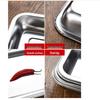 SIFAR Stainless Steel Rectangular Steaming Tray