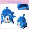 Sonic Plush Schoolbag Colorful And Fashionable Backpack For Toddlers And Children