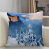 Snow Pillowcase Square  Zipper