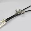 Elegant Black Bolo Tie with Bull Pendant Cowboy Bull Necktie Western Necklace Cool Bola-Tie Western Cowboy Costume
