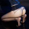 1D Ultra Thin Invisible Bottomed Pantyhose Women Sexy Transparent Skinny Leg Tights Open Crotch / Close Crotch Hosiery