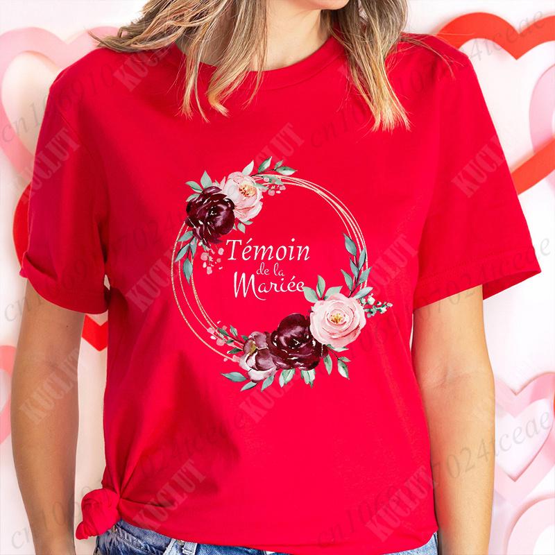 Květinová koruna T-shirt Team Future Bride Rozlučka se svobodou Svatba Nevěsta Dívky Rozlučka se svobodou Topy