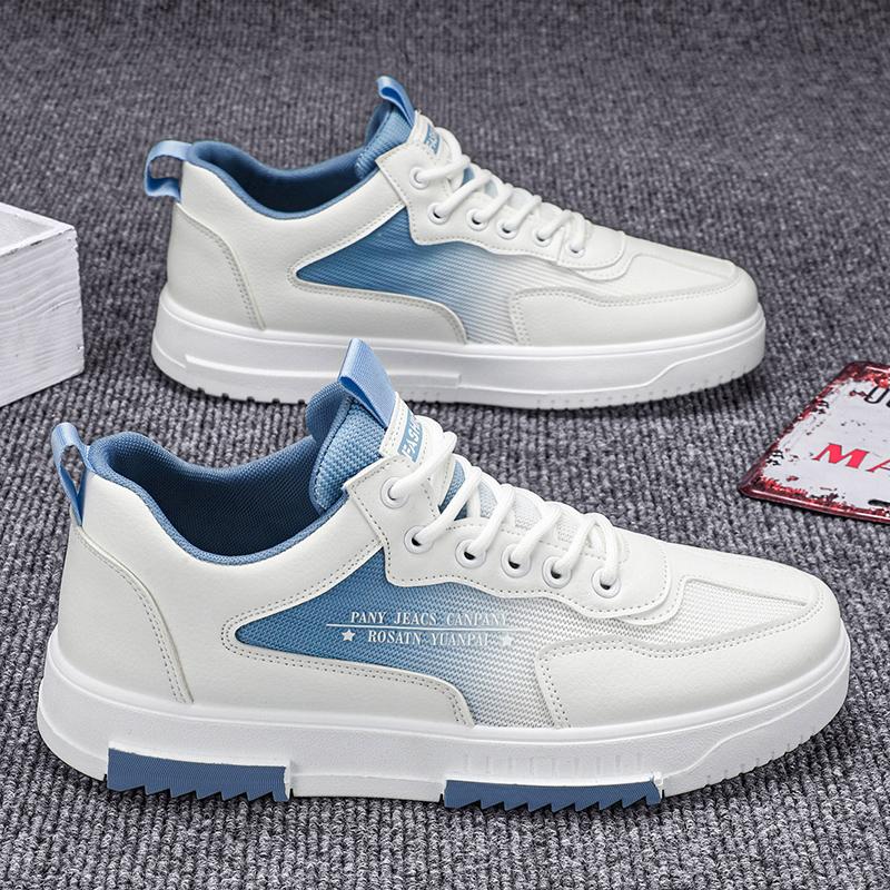 Fashion New Breathable Mesh Sports Shoes Men's Casual Versatile Fashionable Summer 2024 Increased Height Board Shoes Lightweight Rubber