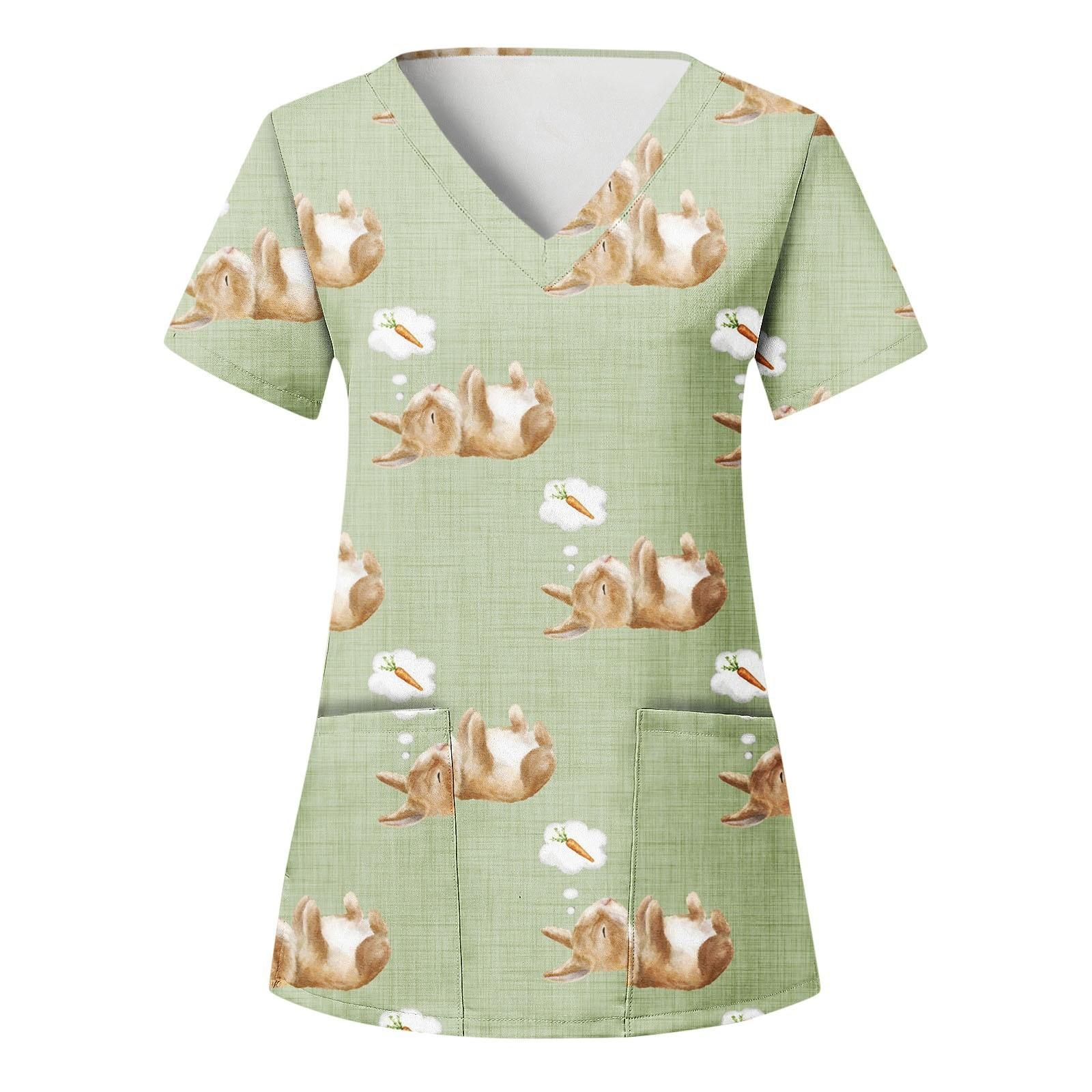 

Футболка с v-образным вырезом и 3D цифровым принтом, женские футболки с карманами и рисунком кота и собаки, модные свободные топы с короткими рукавами 6XL