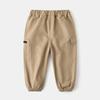 Children's Casual Pants Boys' Spring and Autumn Pants Baby Embroidered Pants