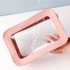 Women's Makeup Bag Traveling Cosmetic Bag Clear Toiletry Bag Skincare Products Organizer Portable Size Toiletries Storage