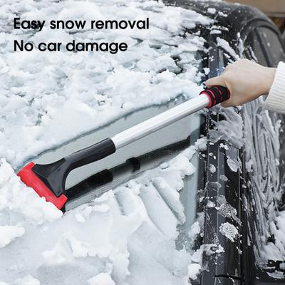 Snow Shovel Multifunctional Rust-proof Portable Non-slip Comfortable Anti-scratch Tool Grip De-icing Winter Window