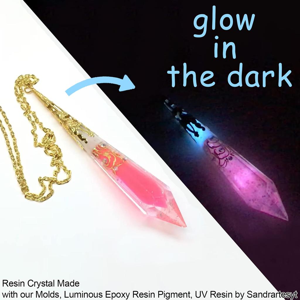 FUNSHOWCASE Pendul Silicon Set de 12 Margele Kit cu Capace pentru Matrite Argila Bijuterii Epoxidice UV Naturale, (220 Inclus), Cristale, Pietre, Minerale,