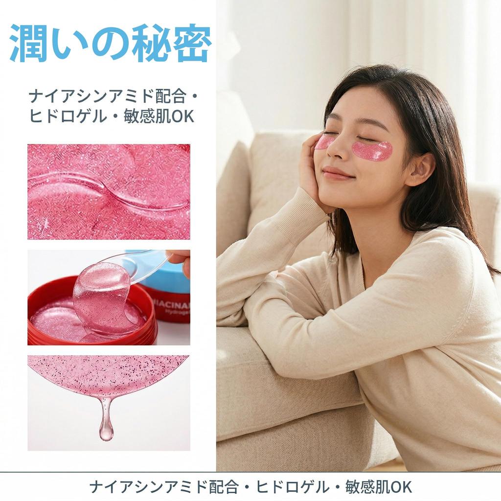 30 Pairs Eye Masks Skincare Masks Hydrogel Eye Patches Moisturizing Gel Patches Reduce Dark Circles and Wrinkles Eyes Home Use for Women and Men