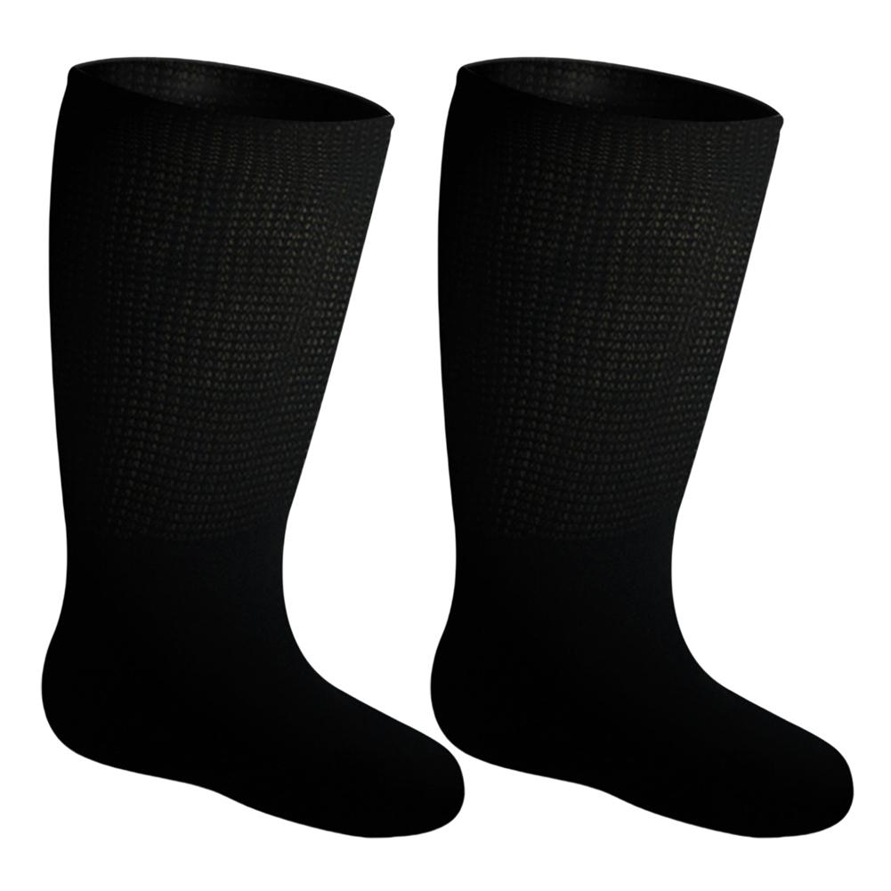 Extra Width Socks Diabetic Crew Socks Comfortable Neuropathy Crew Socks Breathable Loose Fit Socks for Sports