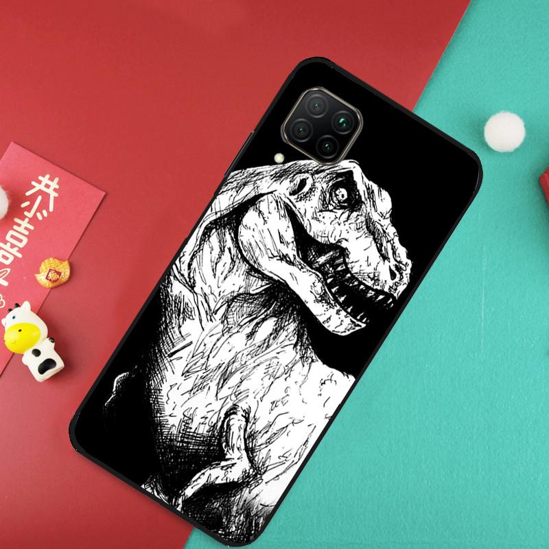 

T Rex Dinosaur Tyrannosaurus For Huawei Nova 9 10 SE 11 Pro 7i 8i 11i 12i Y73 Y72 Y61 Y91 Y90 Y70 Y60 P30 P40 Lite Case Huawei P30 Pro