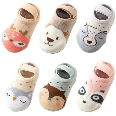 Lawadka 0-3Years Baby Boat Socks For Girls Boys Cotton Toddler Floor Socks Cute Cartoon Infant Anti-slip Sock Spring Autumn