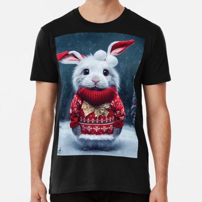 Coniglietto di Natale carino Dalla S alla 5XL Prodotto in AU/USA Maglietta