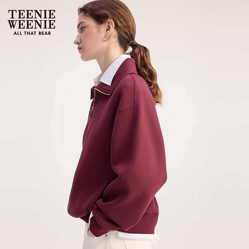 Teenie Weenie Bear Women's Half-Zip Pullover Sweatshirt