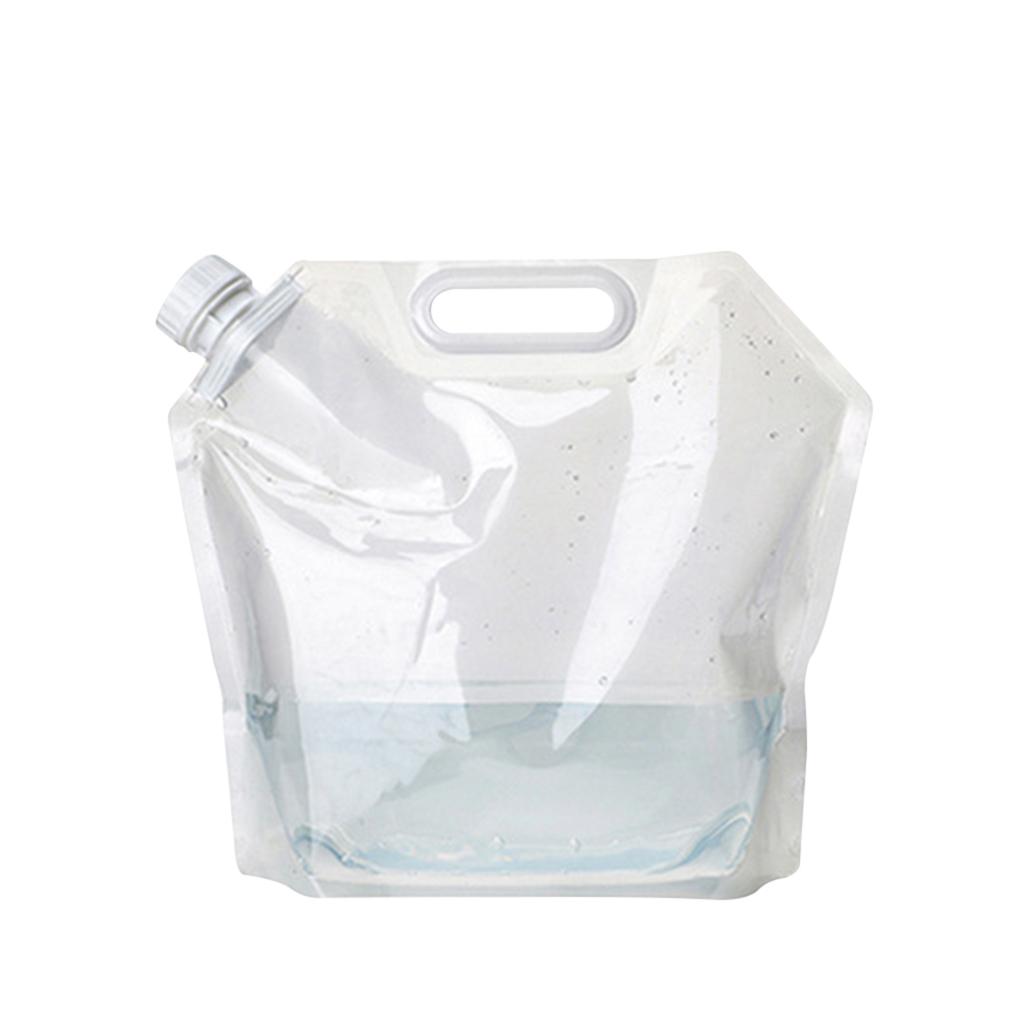 5/10/15L Water Carryall Folding Lightweight Athletic Storage Container Jug Bottle for Outdoor Activity Travel Camping with Handle Folding Water Car