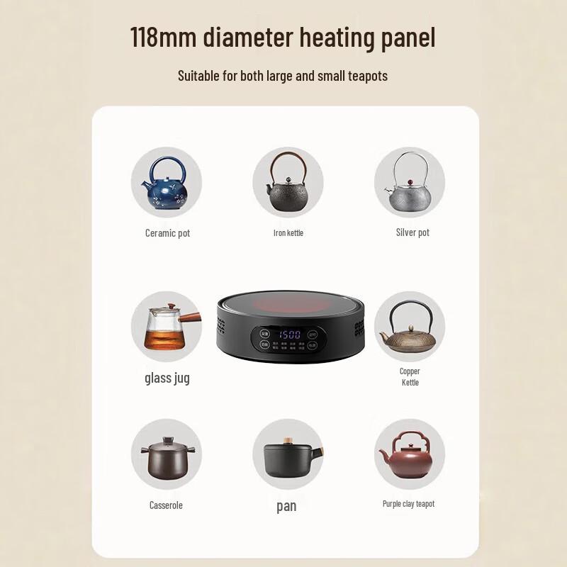 Xiduomi High-Temperature Glass Tea Kettle