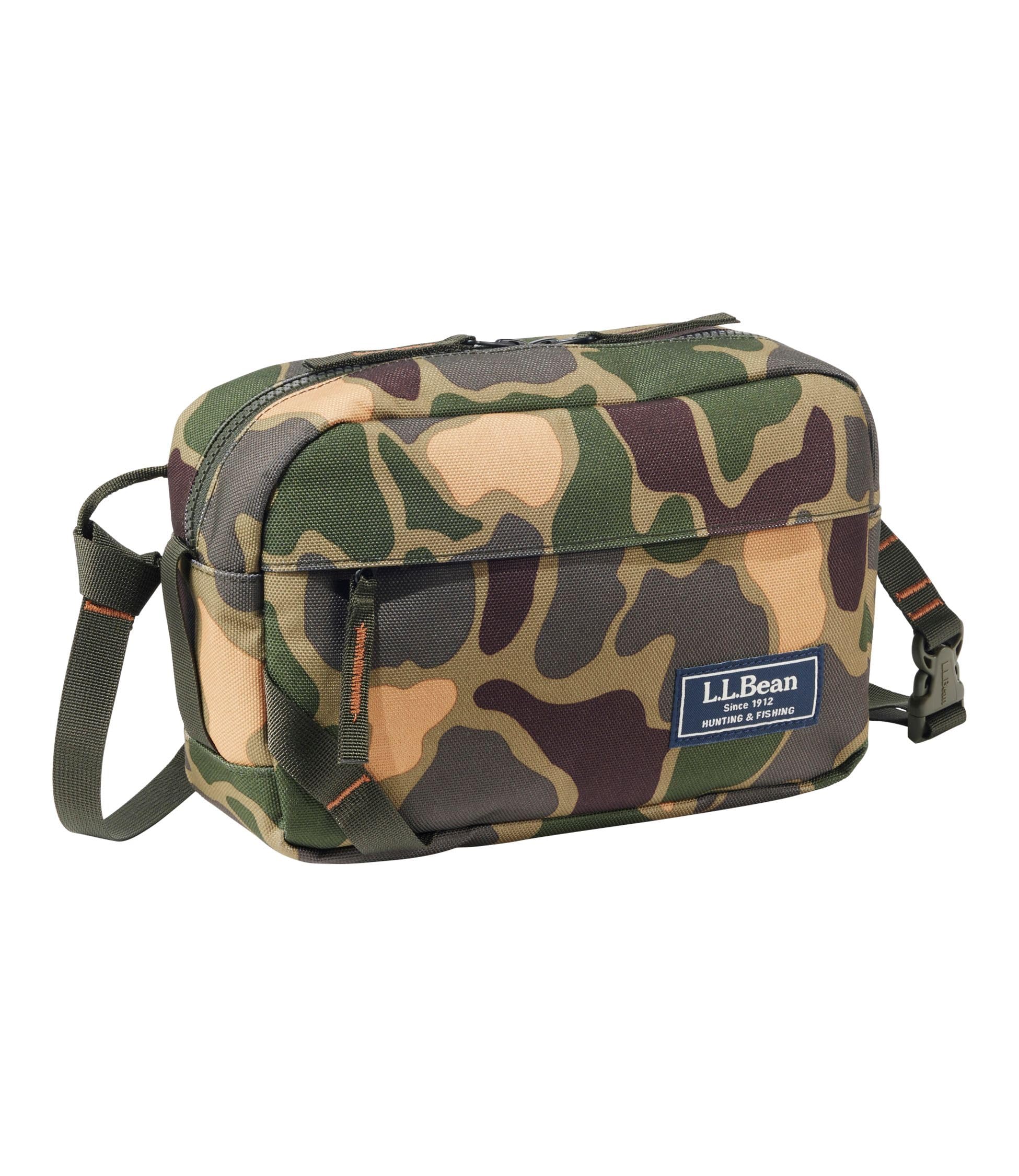 

LL Bean Tote Crossbody One Size Fits Khaki Olive 1000241387 Hunter s Pack, All, Camo, Green,