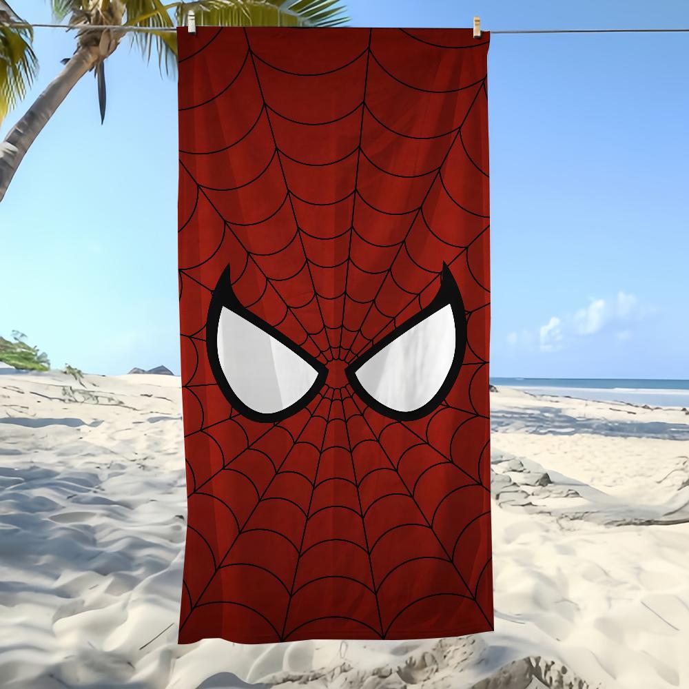 Towel Textile Logo Bathrobe Beach S-SpiderS-ES Quick-Drying Lightweight Portable Camping M-ManS Swim Pool Travel