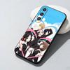 Kaguya-Sama Anime Love Is W-War Phone Case For Samsung Galaxy A73,A72,A71,A70,A52,A51 Others Soft Black Cover