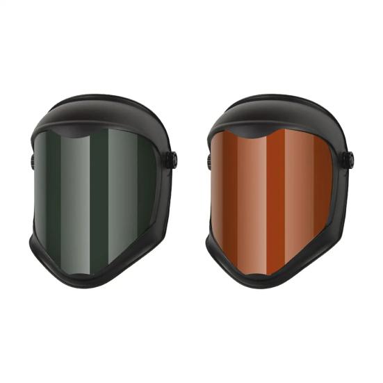 Welding Mask Anti-Fog Protective Full Shield Splash Resistant Adjustable Safety Face Shield with High-Temperature PC Frame Welding Helmet for Work