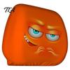Breathable Polyester Headrest Protectors Car Cover, Funny Horror Cartoon Print, Stretchy Seat Universal Fit Vehicle Interior Decor Protector,