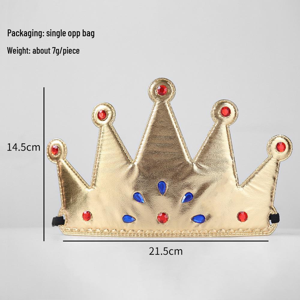 

Children s King Crown Birthday Cake Hat Prop One Size