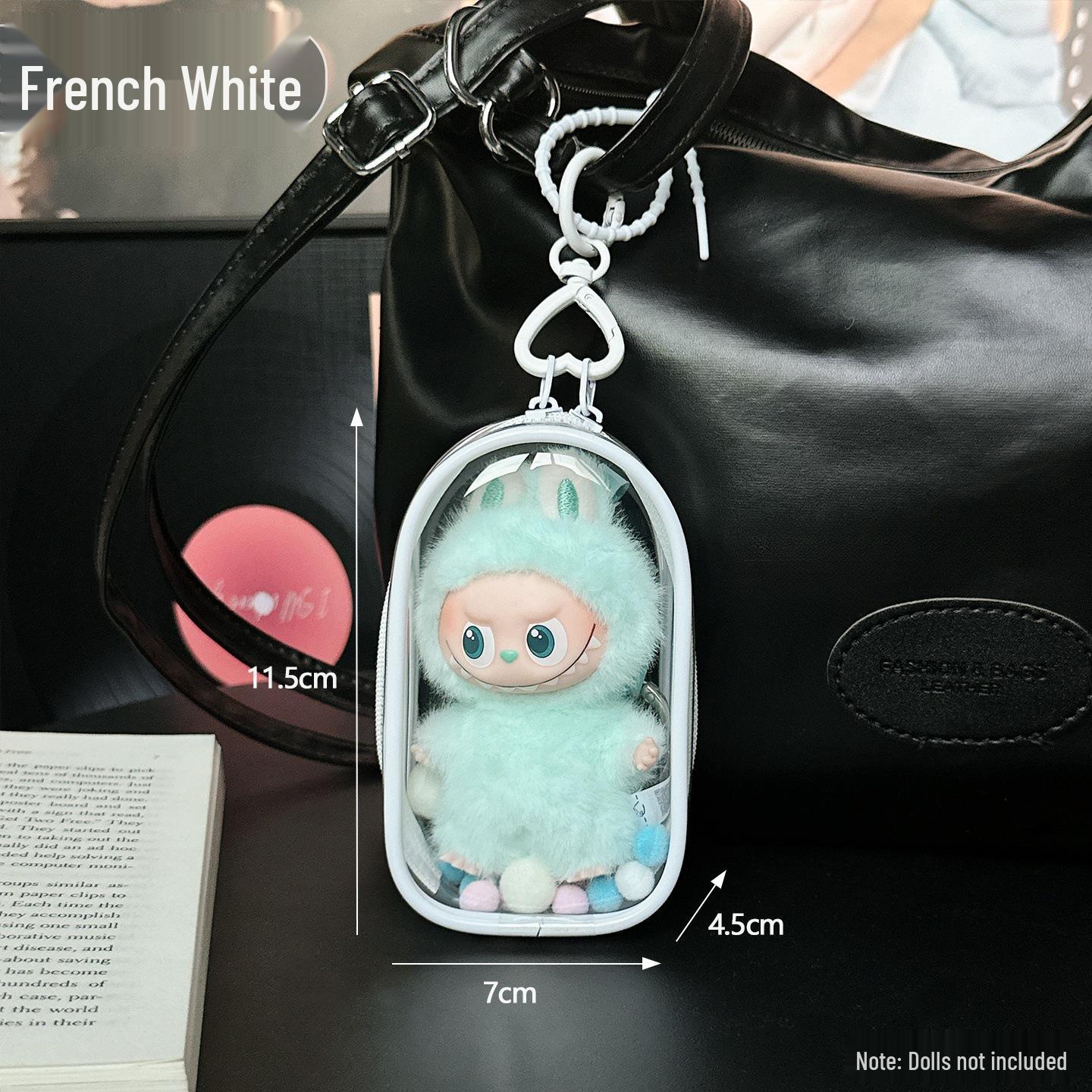 Labubu 4.0 Transparent Protective Case & Dust Cover for Blind Box Ita Bag