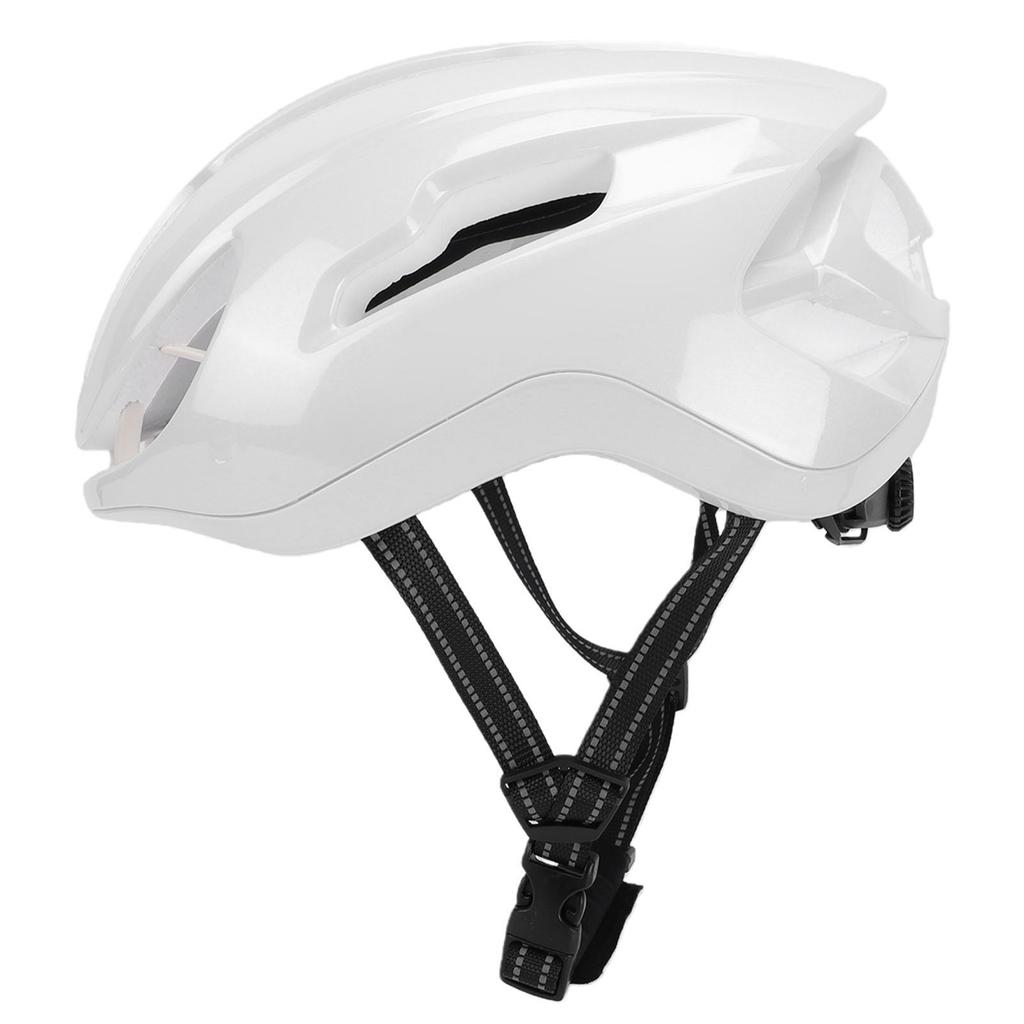 Cycling Helmet for Road Mountain Bike Adjustable Head Circumference Men Women Riding Equipment Bright White