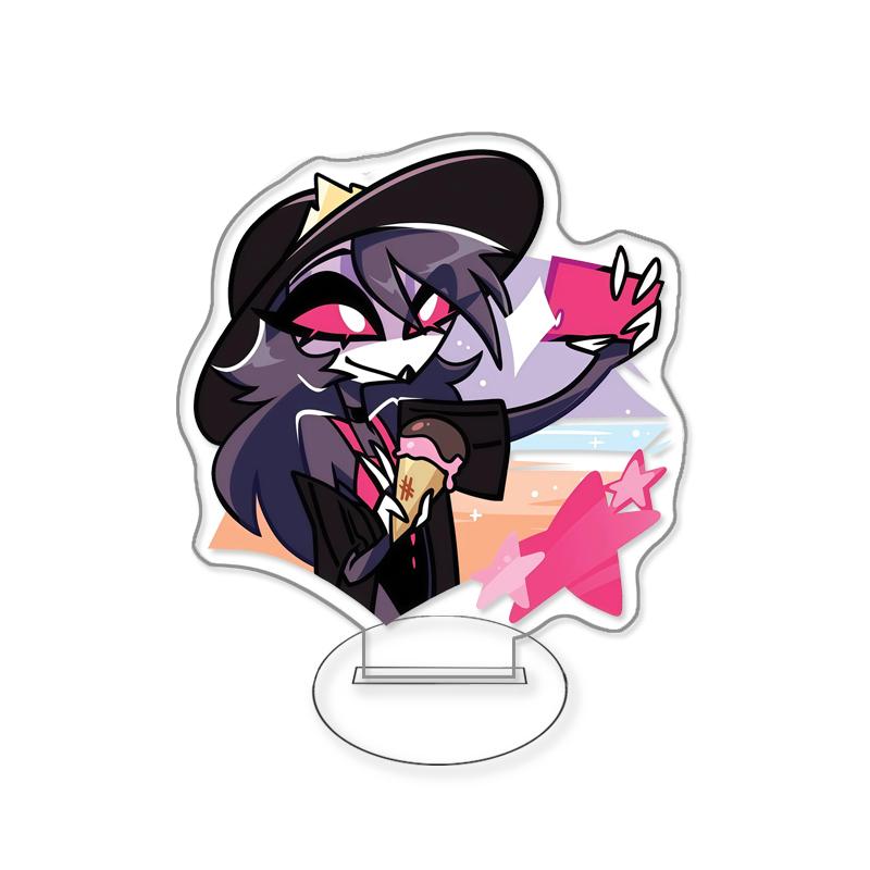 

Acrylic Standee for Helluva Boss Blitzo Stolas Verosika Mayday Moxxie Stella Q Version Acrylic Standing Plates Acrylic Stand about15cm