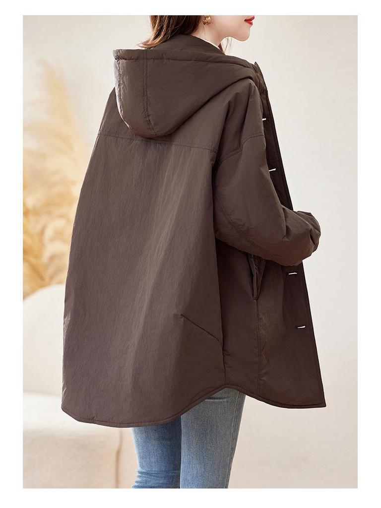 Geacă de iarnă matlasată de lungime medie pentru femei 2024 - Ușoară, elegantă, mărime plus