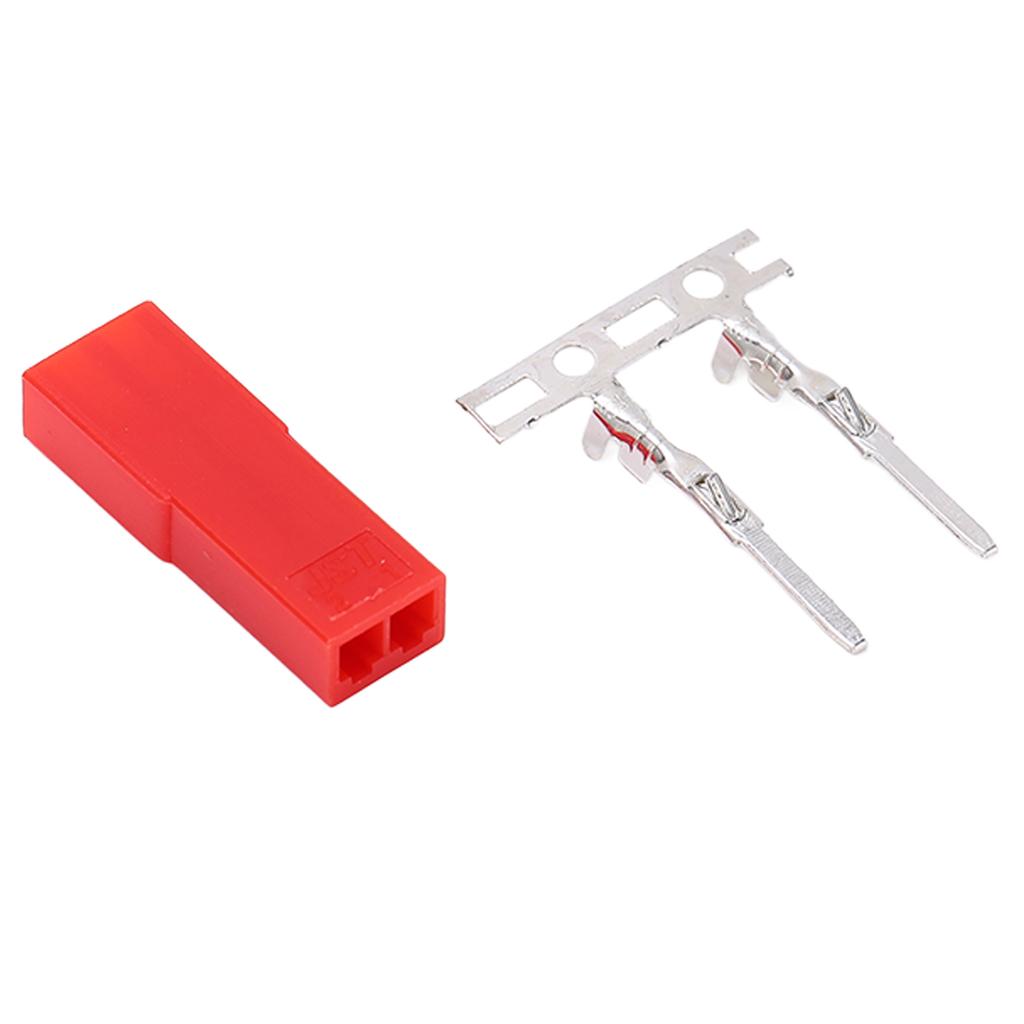 50 Sets 2 Pin Housing and Male Pin Header Connector Adapter JST Connector Kit for RC Lipo Battery