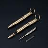 With Keychain Mini Ballpoint Pen Brass Writing Pen New Gel Pen  Outdoor