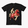 67 Meme Chinese New Year 2026 Year Of The Horse Six Seven T-shirt For Men Women 100% Cotton T Shirts Short Sleeve Tops 1114-2