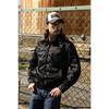 Vanson Men's Mesh Swing Top Jacket in Black/Gunmetal