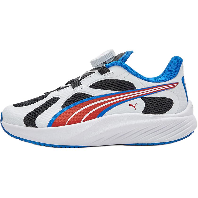 Puma Pounce Lite Disc Fabric Comfortable Versatile Training Sprint Racing Durable Lightweight Shock Absorption Low Top Running Shoes 404330-01