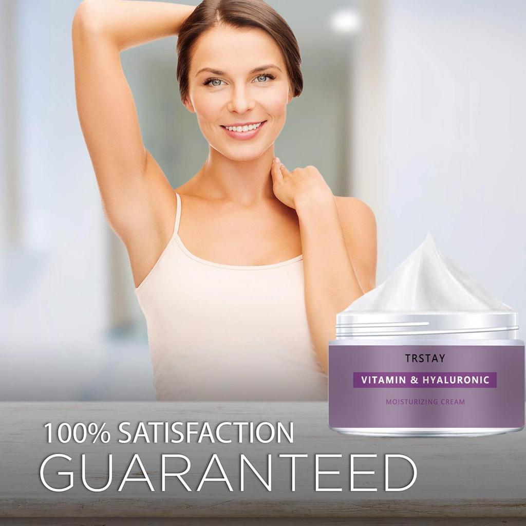 Natural moisturizing cream, firming, moisturizing, smoothing, increasing skin elasticity and elasticity hydrating and moisturizing