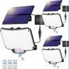 Solar Lights Outdoor 3 Modes Motion Sensor Flood Lights 234LED Solar Wall Lights for Outside Yard Garden Fence Pathway Lighting