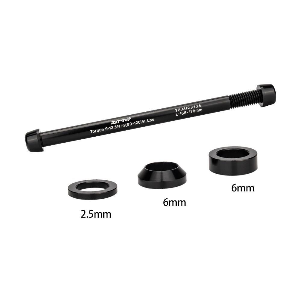 ZTTO Adaptér pro trenažér na pevnou osu 160-172 166-178 mm Rychloupínáky Pevná osa Jízdní platforma Závit M12x1.0/1.5/1.75