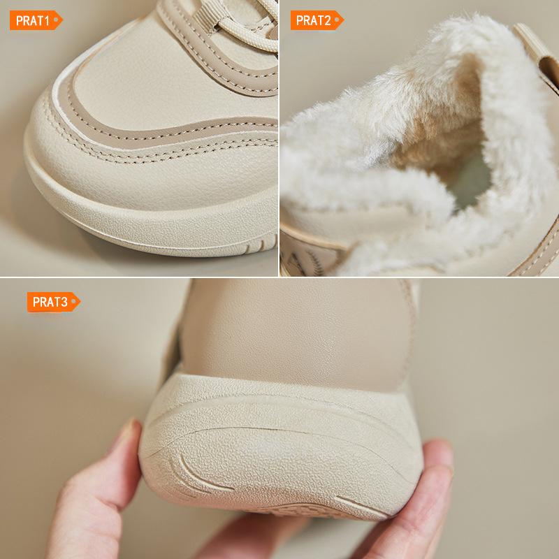 2025 Winter Boots Women's Sneakers Designer Cotton Shoes New Lace Up Platform Shoes for Women Casual High Top Sneaker Zapatillas