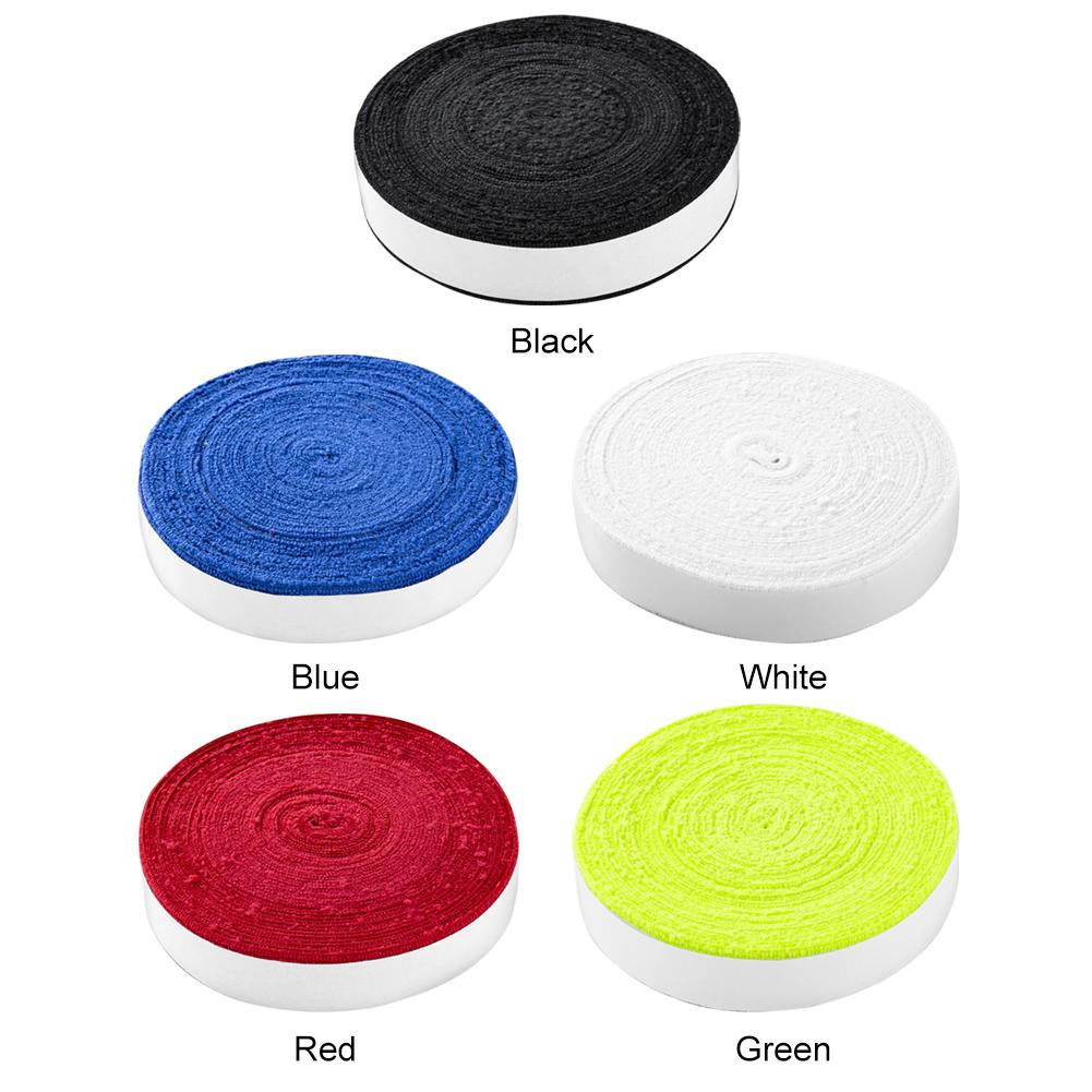 10m Badminton Tennis Racket Overgrips Anti Skid Microfiber Towel Glue Grip Band Super Absorbing Replacement Sports Accessories