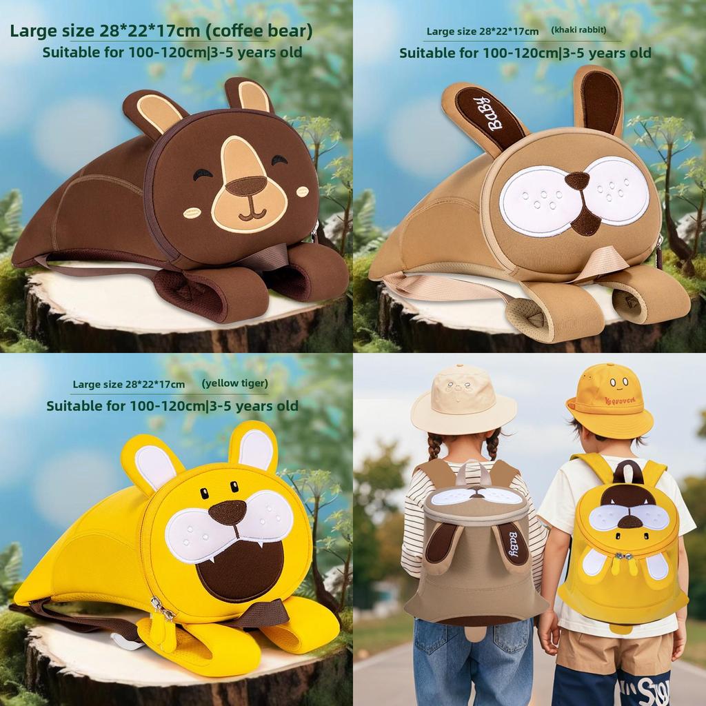 Sesame Baby Cartoon Child Backpack With Antiloss Leash For Kindergarten And Preschool Kids