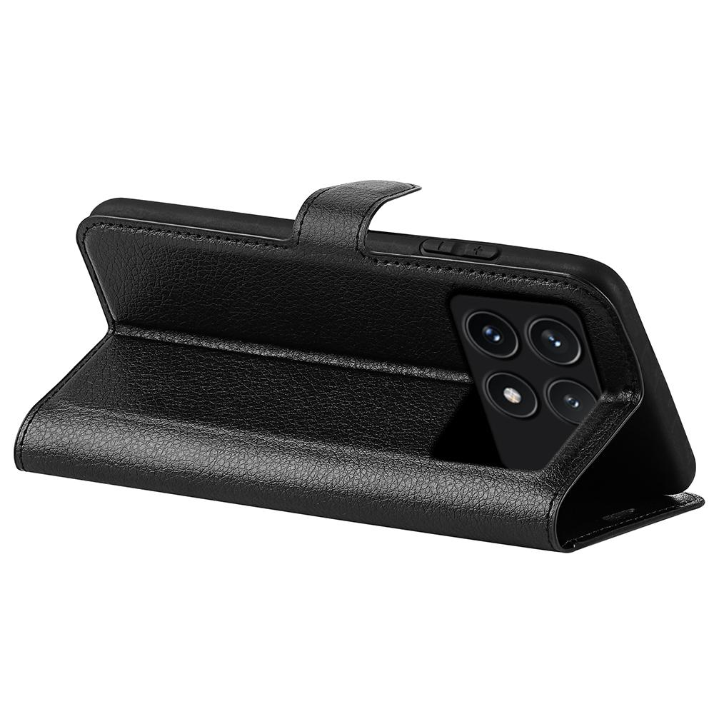 For Xiaomi Poco F6 Pro 5G/Redmi K70 5G/K70 Pro 5G Case PU Leather Card Slots Pocket Stand Phone Cover