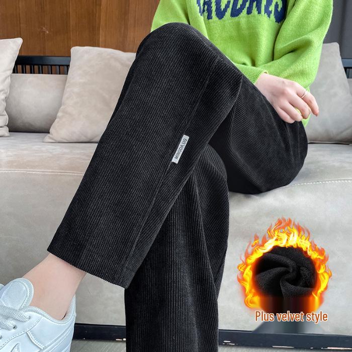 Pantaloni Harem Skinny pentru Femei - Elegante Picioare Drepte Înguste pentru Toamnă, Primăvară și Iarnă 2025